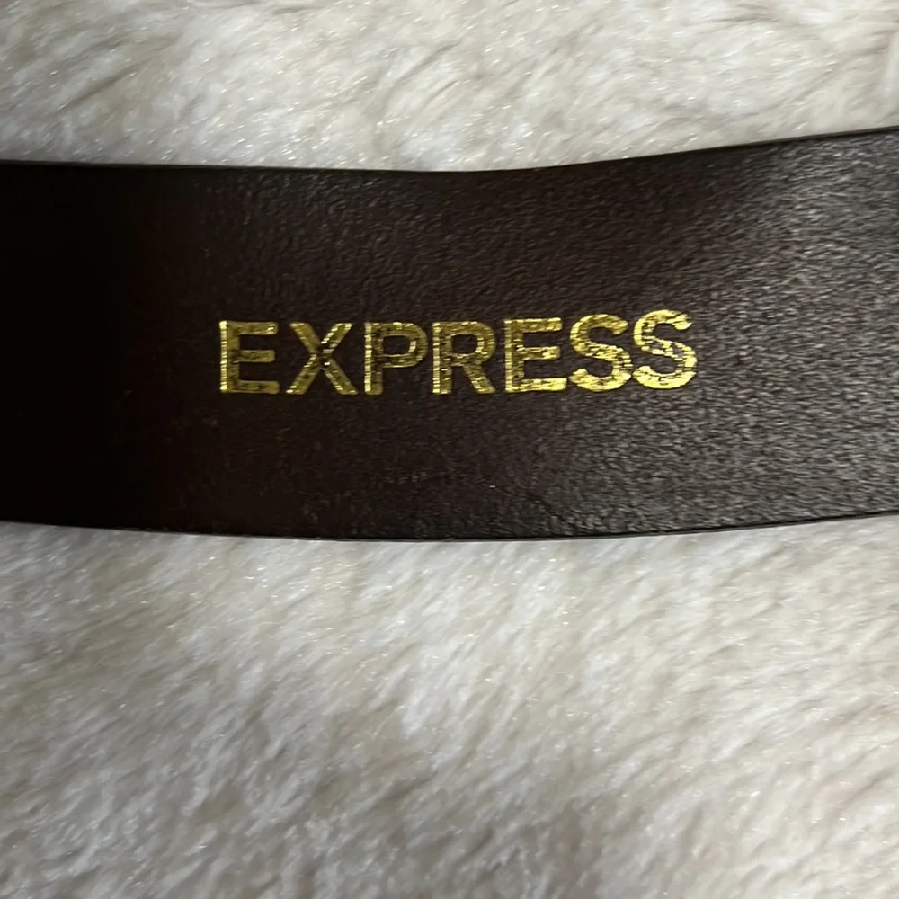 Express leather belt, size M